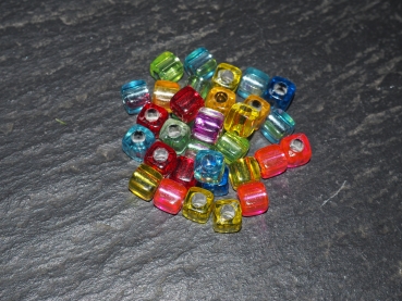Acryl Würfel-Perle 7,5mm